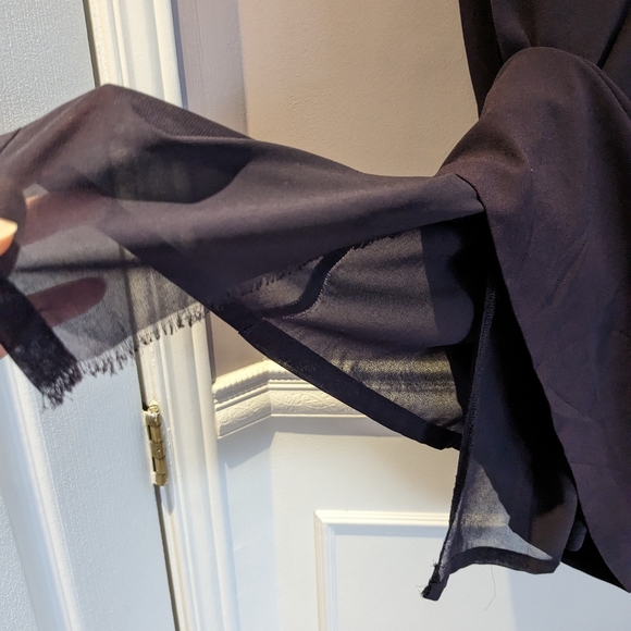 Aritzia BABATON Jameson Dark Purple Shift Mini Dress size 2 - Picture 4 of 8